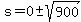 s=0%2B-sqrt%28900%29