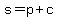 s=p%2Bc
