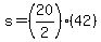 s+=+%2820%2F2%29%2842%29