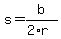 s+=+b%2F%282%2Ar%29