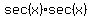 sec%28x%29+%2A+sec%28x%29