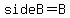 sideB=B