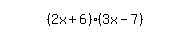 simplify_cartoon%28+%282x%2B6%29%2A%283x-7%29+%29