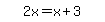 simplify_cartoon%28+2x=x%2B3+%29
