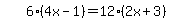 simplify_cartoon%28+6%2A%284x-1%29=12%2A%282x%2B3%29+%29