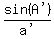 sin%28%27A%27%27%29%2F%27a%27%27