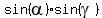 sin%28alpha%29%2Asin%28gamma%29