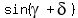 sin%28gamma+%2B+delta%29