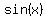 sin(x)