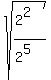 sqrt%28%282%5E2%29%2F%282%5E5%29%29+