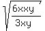 sqrt%28%286xxy%29%2F%283xy%29%29