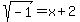 sqrt%28-1%29=x%2B2