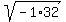 sqrt%28-1%2A32%29