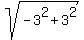 sqrt(-3^2+3^2)