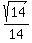 sqrt%2814%29%2F14