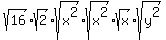 sqrt%2816%29%2Asqrt%282%29%2Asqrt%28x%5E2%29%2Asqrt%28x%5E2%29%2Asqrt%28x%29%2Asqrt%28y%5E2%29
