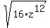 sqrt%2816%2Az%5E12%29