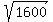 sqrt%281600%29