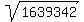 sqrt%281639342%29