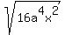 sqrt%2816a%5E4x%5E2%29
