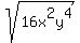sqrt%2816x%5E2y%5E4%29