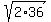 sqrt%282%2A36%29