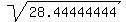 sqrt%2828.44444444%29