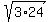 sqrt%283%2A24%29