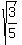 sqrt%283%2F5%29+
