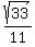 sqrt%2833%29%2F11