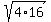 sqrt%284%2A16%29