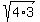 sqrt%284%2A3%29
