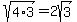 sqrt%284%2A3%29+=+2sqrt%283%29