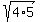 sqrt(4*5)