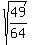 sqrt%2849%2F64%29