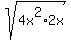 sqrt%284x%5E2%2A2x%29