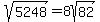 sqrt%285248%29+=+8sqrt%2882%29