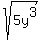 sqrt%285y%5E3%29