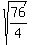 sqrt%2876%2F4%29