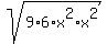 sqrt%289%2A6%2Ax%5E2%2Ax%5E2%29