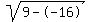 sqrt%289--16%29