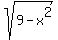 sqrt%289-x%5E2%29