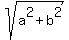 sqrt%28a%5E2%2Bb%5E2%29