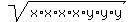 sqrt%28x%2Ax%2Ax%2Ax%2Ay%2Ay%2Ay%29