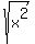 sqrt(x^2)