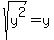 sqrt%28y%5E2%29=y