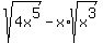sqrt+%284x%5E5%29+-+x%2Asqrt%28x%5E3%29
