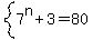 system%287%5En%2B3=80%29