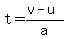 t=+%28v-u%29%2Fa