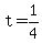 t=1%2F4